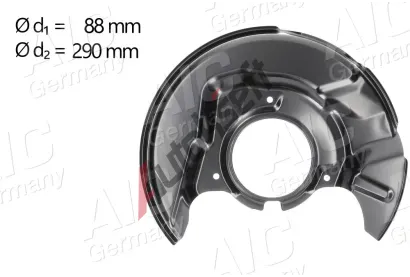 AIC Ochrann� plech proti ne�istot�m brzdov�ho kotou�e AIC 58273, 58273