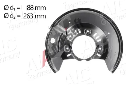 AIC Ochrann� plech proti ne�istot�m brzdov�ho kotou�e AIC 58276, 58276