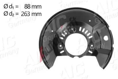 AIC Ochranný plech proti nečistotám brzdového kotouče AIC 58277, 58277 AIC Ochranný plech proti nečistotám brzdového kotouče AIC 58277, 58277