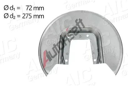 AIC Ochrann� plech proti ne�istot�m brzdov�ho kotou�e AIC 58278, 58278