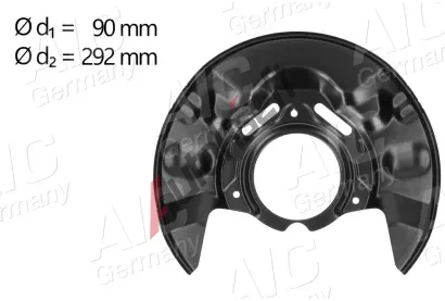 AIC Ochrann� plech proti ne�istot�m brzdov�ho kotou�e AIC 58791, 58791
