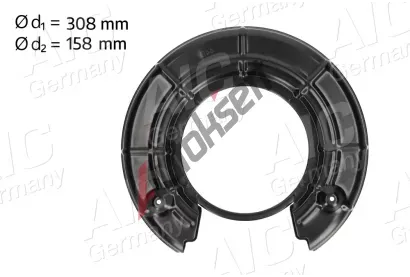 AIC Ochrann� plech proti ne�istot�m brzdov�ho kotou�e AIC 71337, 71337