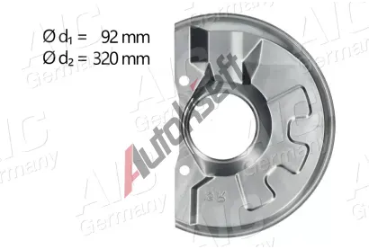 AIC Ochrann� plech proti ne�istot�m brzdov�ho kotou�e AIC 71356, 71356