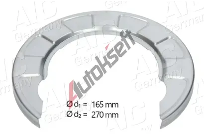 AIC Ochranný plech proti nečistotám brzdového kotouče AIC 71406, 71406 AIC Ochranný plech proti nečistotám brzdového kotouče AIC 71406, 71406