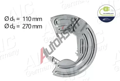AIC Ochrann� plech proti ne�istot�m brzdov�ho kotou�e ��STI NOV� MOBILITY AIC 71415, 71415