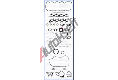 AJUSA Kompletn� sada t�sn�n� motoru AJS 51019400, 51019400