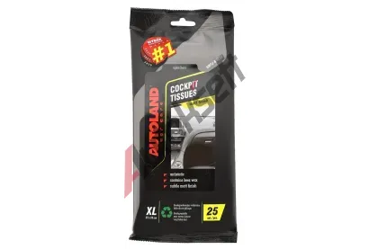 Autoland Ubrousky XL na palubní desku NATURAL 25ks ALD 00816, 00816 Autoland Ubrousky XL na palubní desku NATURAL 25ks ALD 00816, 00816