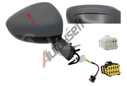 ALKAR Vnější zpětné zrcátko ALR 6150863, 6150863 ALKAR Vnější zpětné zrcátko ALR 6150863, 6150863