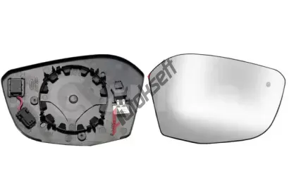 ALKAR Sklo do vnějšího zrcátka ALR 6434775, 6434775 ALKAR Sklo do vnějšího zrcátka ALR 6434775, 6434775