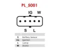AS-PL Alterntor APL A0073PR, A0073PR