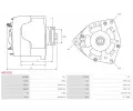 AS-PL Altern�tor APL A01023S, A01023S