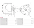 AS-PL Altern�tor APL A01080S, A01080S
