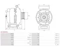 AS-PL Altern�tor APL A01100(SEG), A01100(SEG)