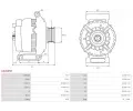 AS-PL Altern�tor APL A0200SR, A0200SR