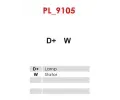 AS-PL Alternátor APL A0574S, A0574S