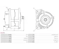 AS-PL Altern�tor APL A1107S, A1107S