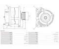 AS-PL Altern�tor APL A1117S, A1117S