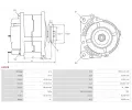 AS-PL Alterntor APL A2028, A2028