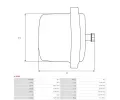 AS-PL Alterntor APL A3046, A3046