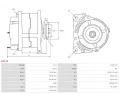 AS-PL Alternátor APL A3110, A3110