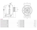 AS-PL Altern�tor APL A3382S, A3382S