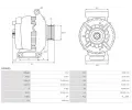 AS-PL Alterntor APL A3462S, A3462S