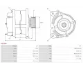 AS-PL Altern�tor APL A3789S, A3789S