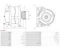 Altern�tor&nbsp;AS-PL&nbsp;&dash;&nbsp;APL A3791PR