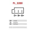 AS-PL Alternátor APL A4040, A4040