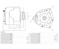 AS-PL Alterntor APL A4151S, A4151S