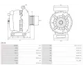AS-PL Alterntor APL A5126, A5126