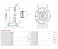 AS-PL Altern�tor APL A5225(MITSUBISHI), A5225(MITSUBISHI)