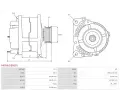AS-PL Alterntor APL A6056(DENSO), A6056(DENSO)