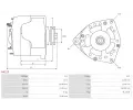 AS-PL Alterntor APL A6123, A6123
