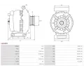 AS-PL Alterntor APL A6269PR, A6269PR
