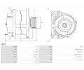 AS-PL Alterntor APL A6282, A6282