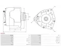 AS-PL Alterntor APL A6426S, A6426S