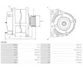 AS-PL Altern�tor APL A6569S, A6569S