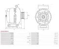 AS-PL Alterntor APL A6626(DENSO), A6626(DENSO)