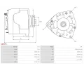 AS-PL Alternátor APL A6657S, A6657S