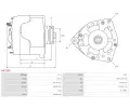 AS-PL Alterntor APL A6750S, A6750S
