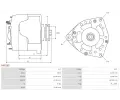 AS-PL Alterntor APL A6819S, A6819S