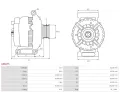 AS-PL Altern�tor APL A6847S, A6847S