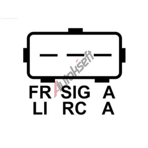ASPL A9011 Alternatore Auto - Ricambio Con Corrente Di Carica 115A, Misure 41/55/75 Mm