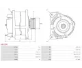AS-PL Altern�tor APL A9012PR, A9012PR
