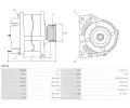 AS-PL Altern�tor APL A9195, A9195