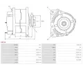 AS-PL Alternátor APL A9216, A9216