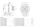 AS-PL Altern�tor APL A9544PR, A9544PR