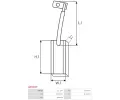 AS-PL Uhlkov kart alterntoru APL AB0003P, AB0003P