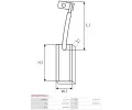 AS-PL Uhlkov kart alterntoru APL AB3004P(BULK), AB3004P(BULK)